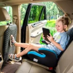 Car Seat Back Protector Black “Hexy” – Car Kick Mat - Image 6