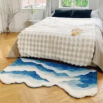 Fluffy Ocean Wave Rug for Bedroom and Living Room - Image 6